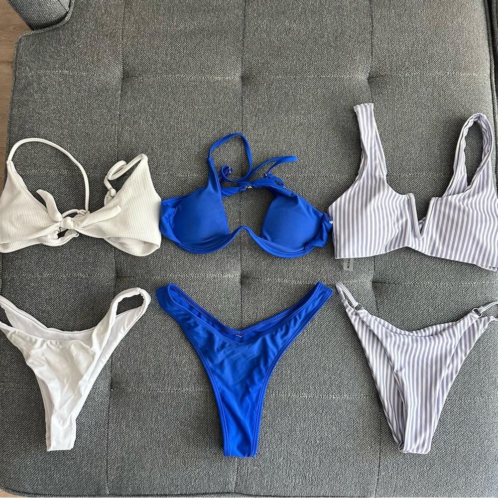 THREE Bikini Sets SHEIN Size S